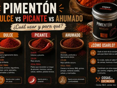 Pimentón Dulce vs Picante vs Ahumado: Diferencias y Cuál Elegir